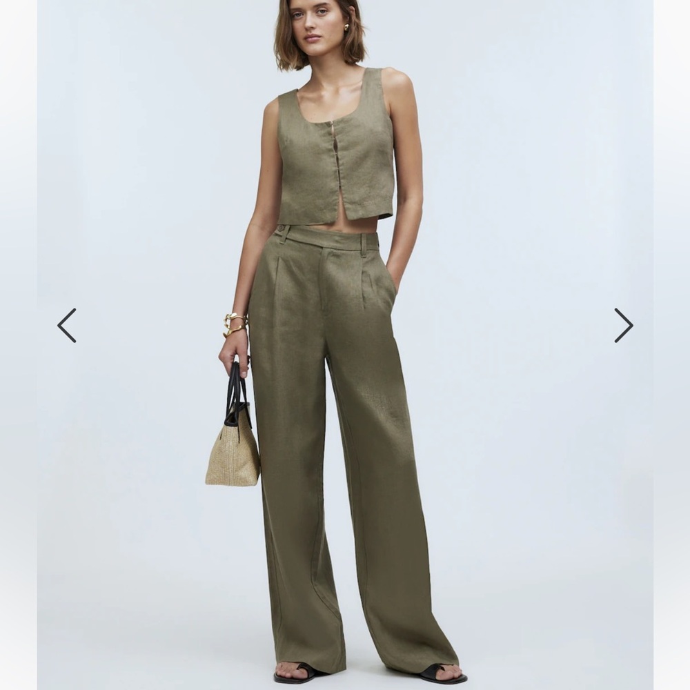 Madewell Harlow linen pant